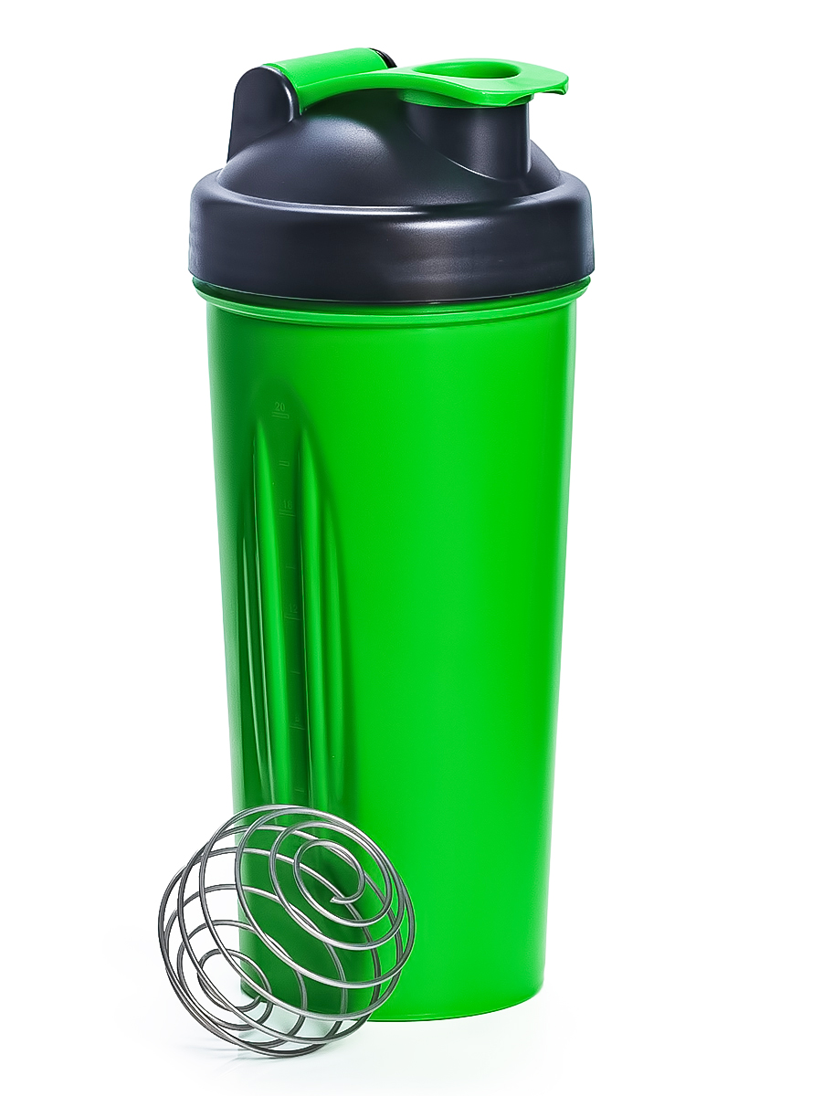 фото Шейкер для спортивного питания sports element "агат зеленый" 600 мл с шариком (венчиком) спортивный элемент