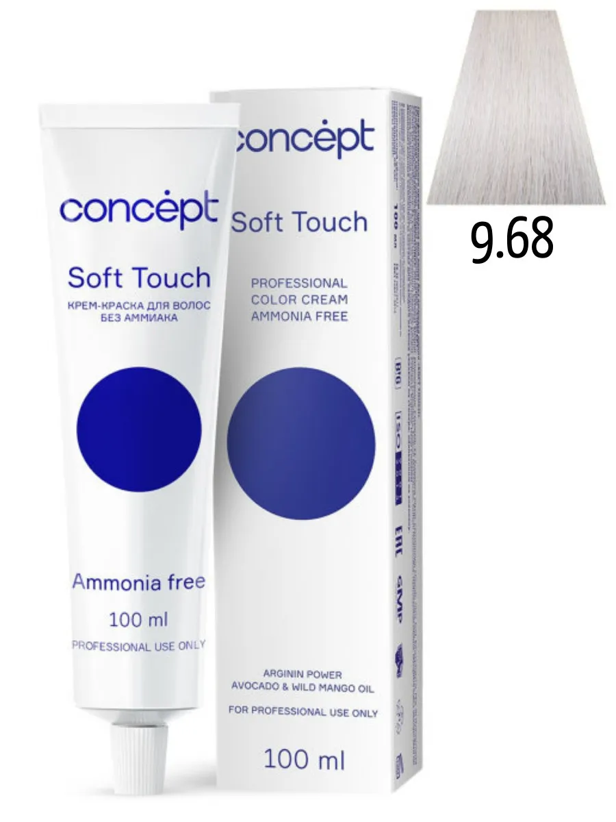 Крем-краска для волос Concept Soft Touch 9.68