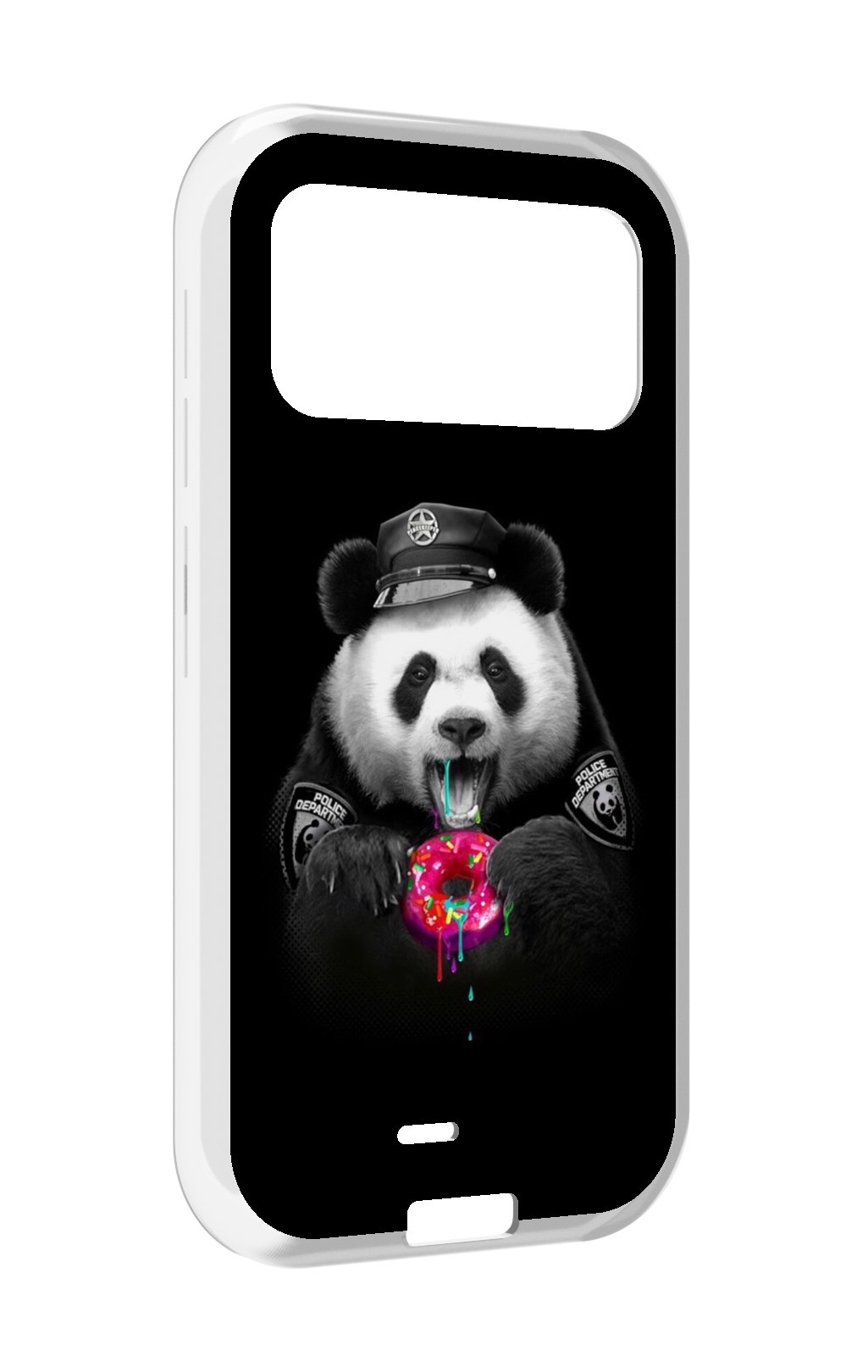 

Чехол MyPads Панда-с-пончиком для Oukitel F150 H2022, Прозрачный, Tocco