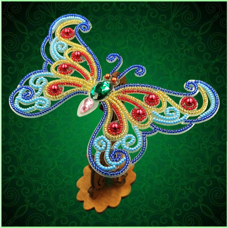 фото Набор для вышивания «ажурная бабочка 084» вдохновение