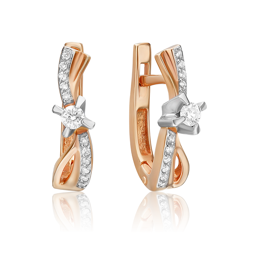 

Серьги из золота PLATINA jewelry 02-0029, бриллиант, 02-0029