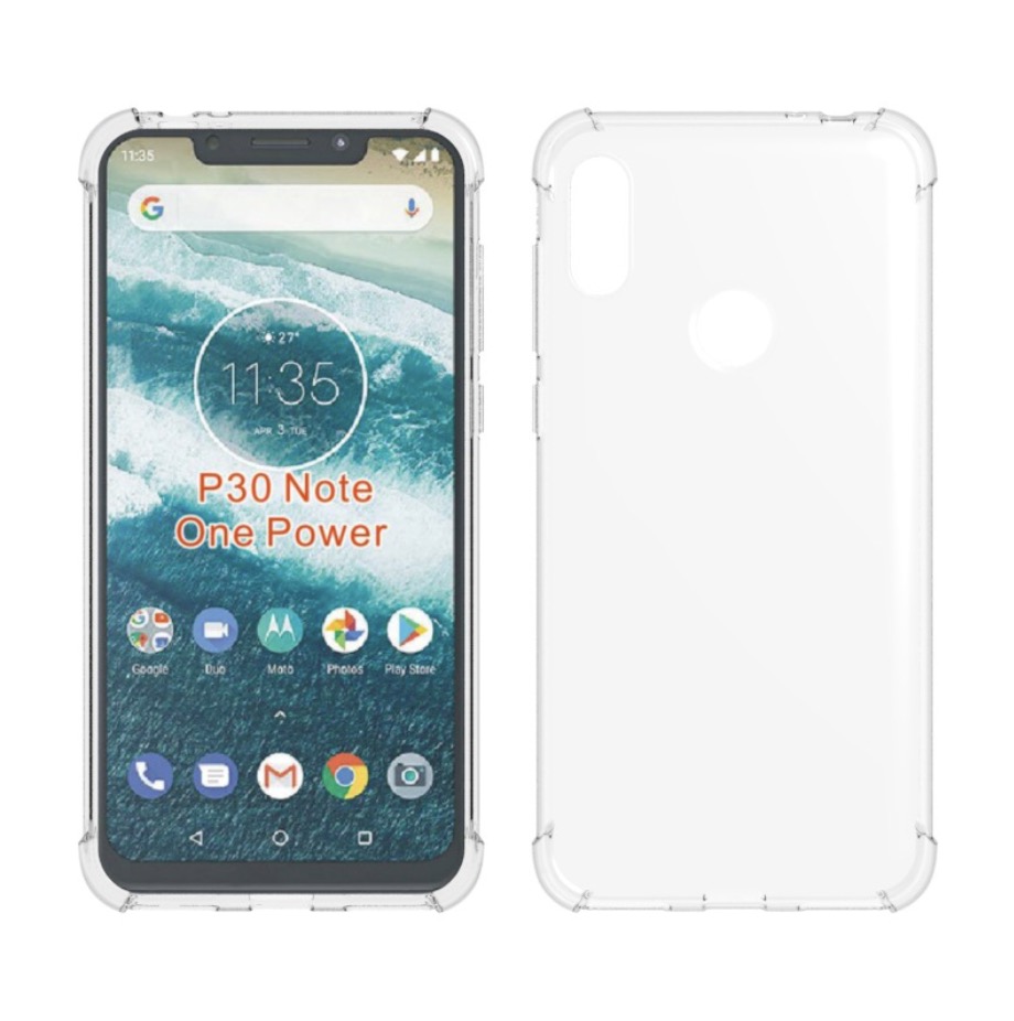 

Чехол задняя-панель-накладка-бампер MyPads Tocco для Motorola Moto P30 Note, Прозрачный