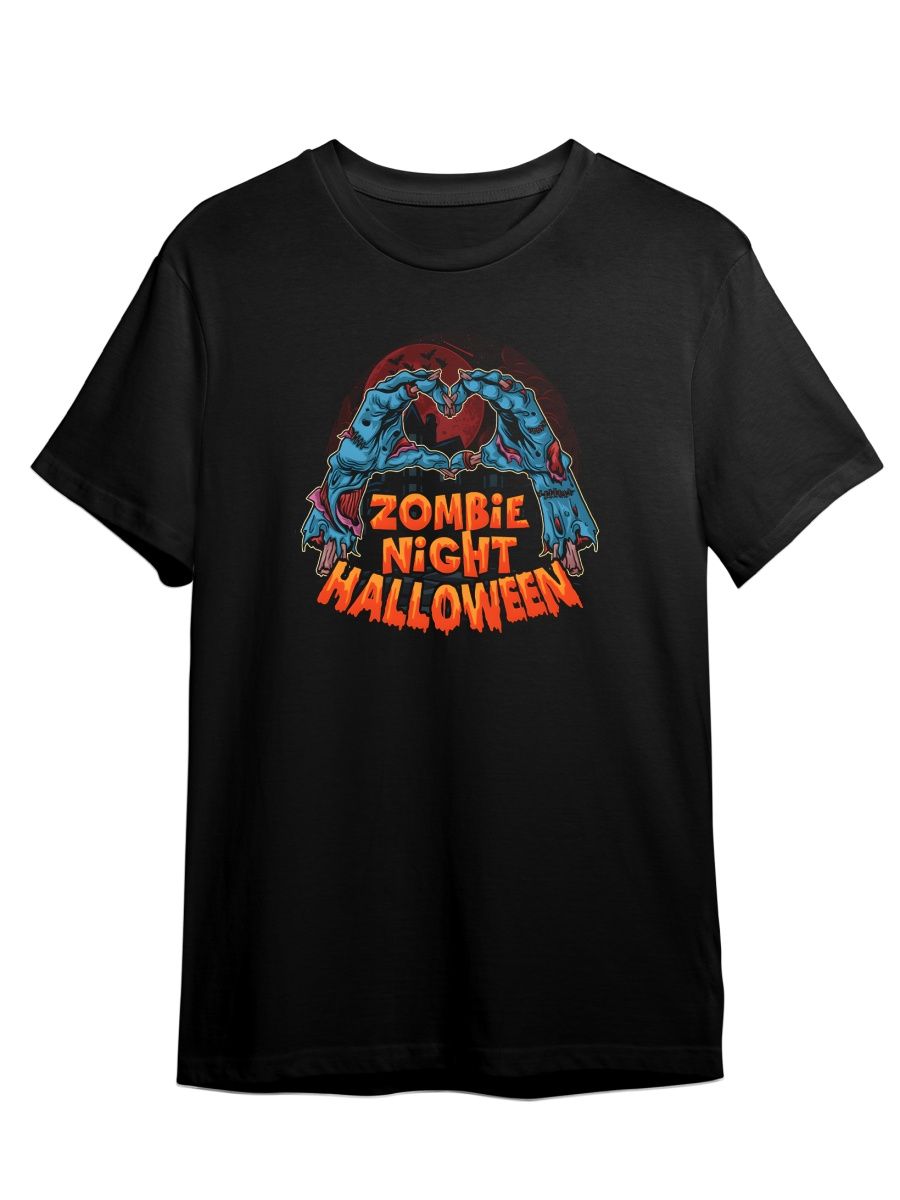 

Футболка унисекс СувенирShop Хеллоуин/Halloween/Тыква/Зомби 37 черная S, Черный, "Хеллоуин/Halloween/Тыква/Зомби" 37