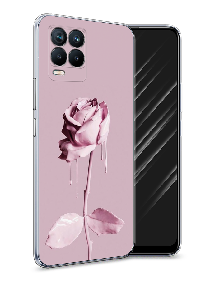 

Чехол Awog на Realme 8 "Роза в краске", Разноцветный, 255450-8