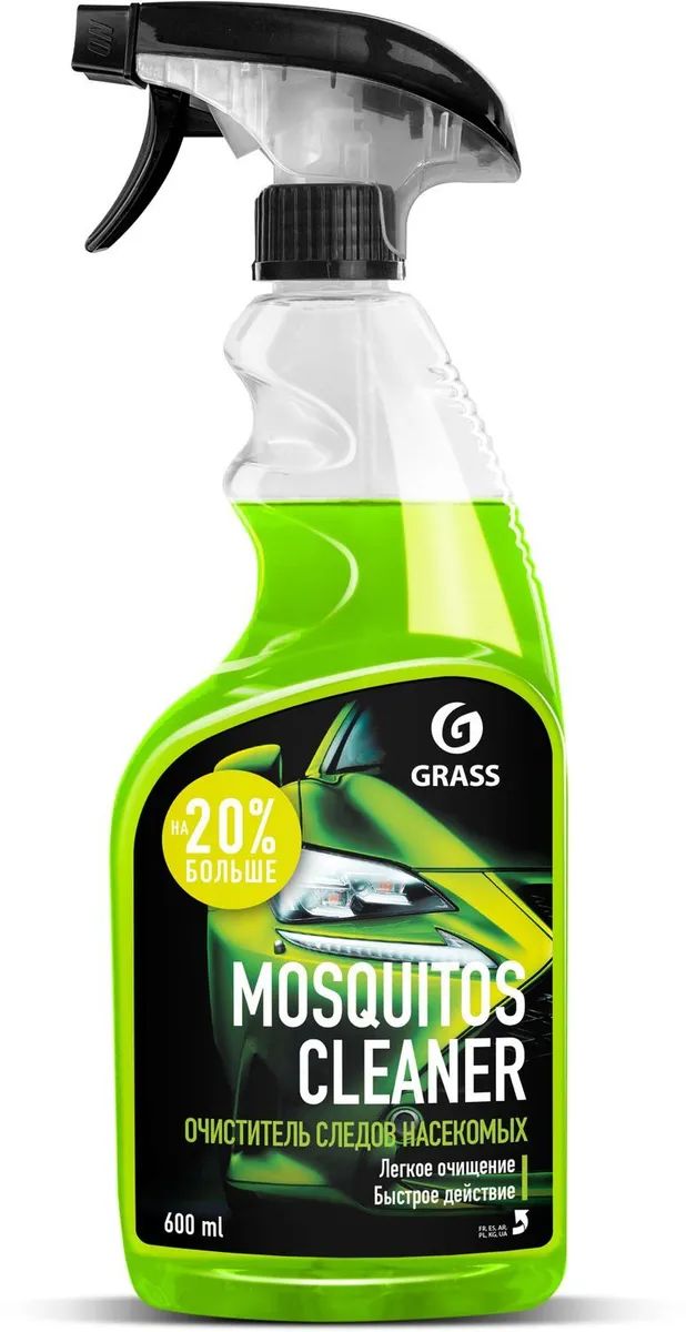 фото Очиститель кузова 600мл - mosquitos cleaner, триггер-спрей grass 110372