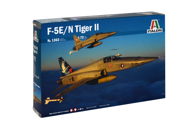 

Сборная модель Italeri 1/72 F-5E/N Tiger II 1363