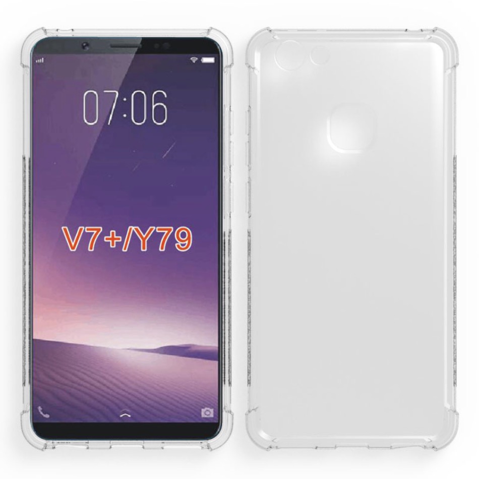

Чехол задняя-панель-накладка-бампер MyPads Tocco для Vivo Y79 / Vivo V7 Plus / Vivo V7+, Прозрачный