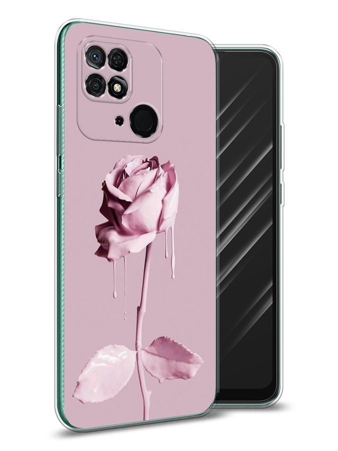 

Чехол Awog на Xiaomi Redmi 10C "Роза в краске", Разноцветный, 313450-8