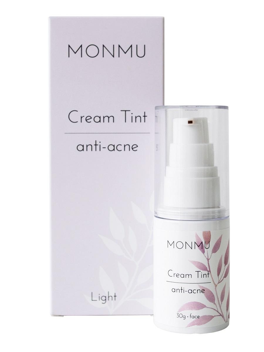 Крем тинт с эффектом сияния тон светлый MONMU ANTI-ACNE monmu эссенция anti acne с эффектом сияния 15