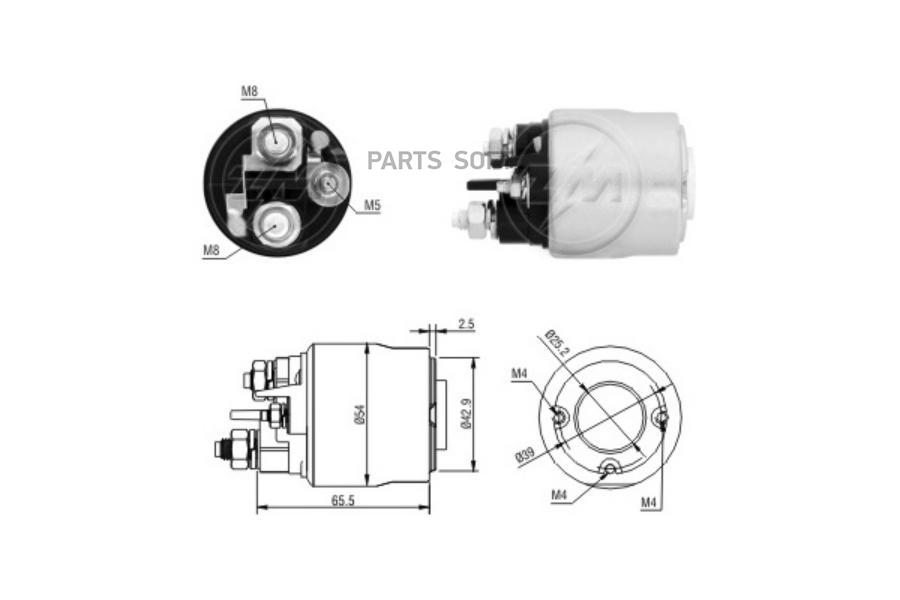 

Реле Втягивающее Peugeot 206/307 1.4/1.6 Zm2494 ,Бренд Era - Zm Era арт. ZM2494