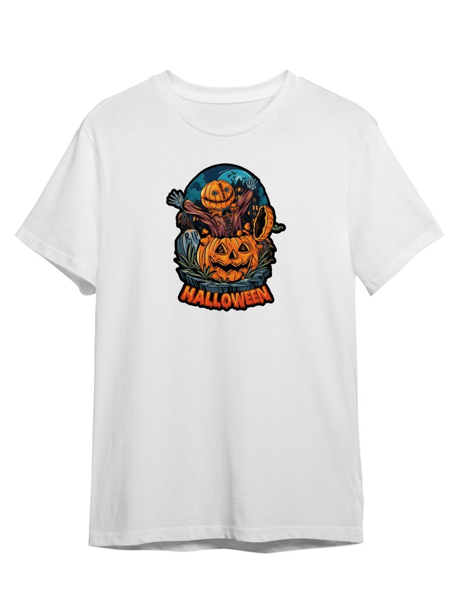 

Футболка унисекс СувенирShop Хеллоуин/Halloween/Тыква/Зомби 36 белая M, Белый, "Хеллоуин/Halloween/Тыква/Зомби" 36