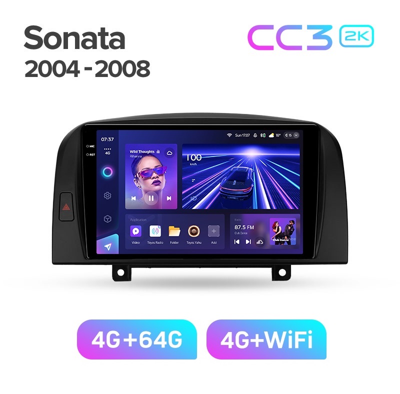 Магнитола TEYES HYUNDAI SONATA NF 2004-2008 г CC3 2K 464ГБ 3689000₽