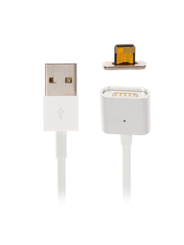 Кабель Luazon Lightning - USB 1А 1m White 4283682