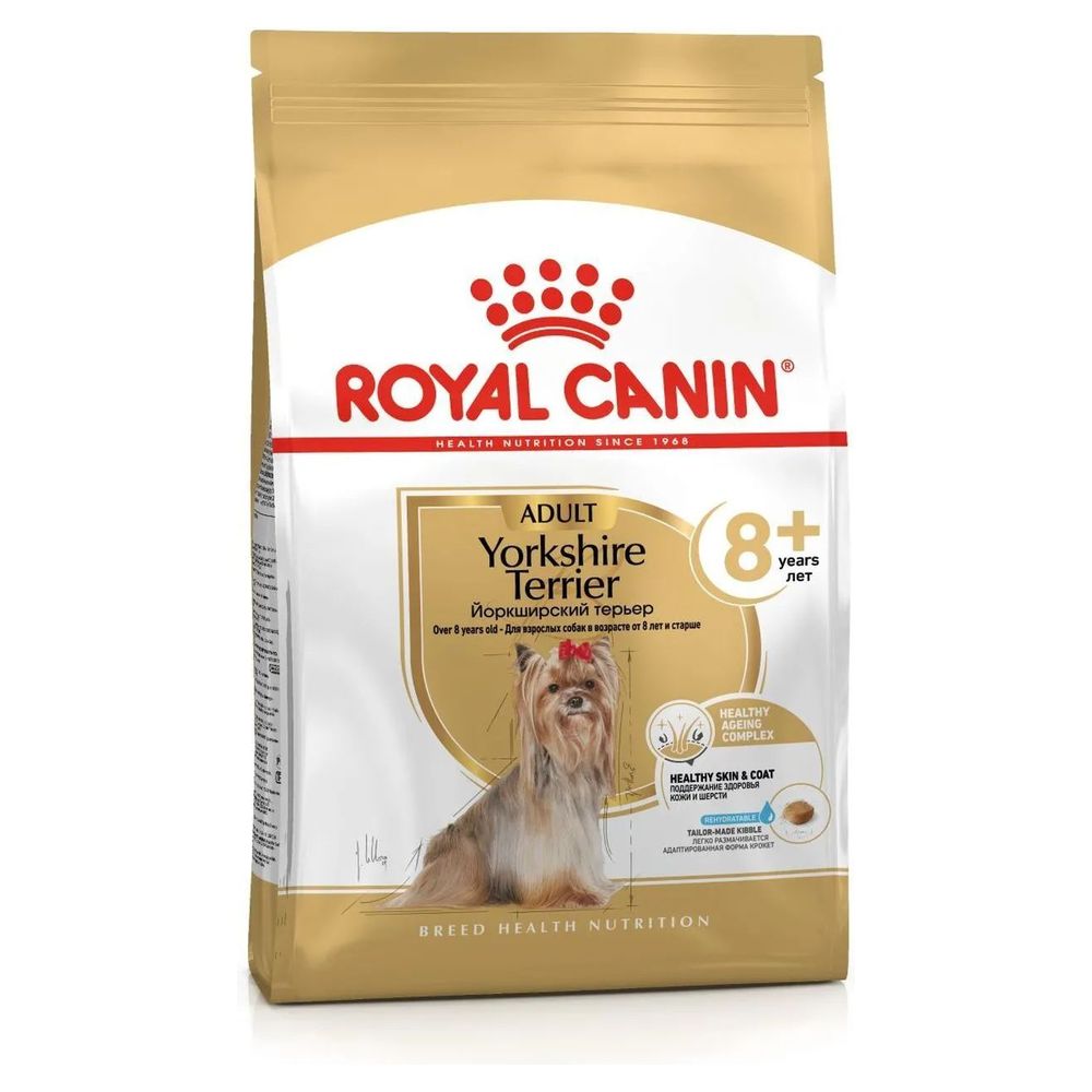 фото Royal canin корм для собак породы йоркширский терьер в возрасте 8 лет и старше 1,5 кг