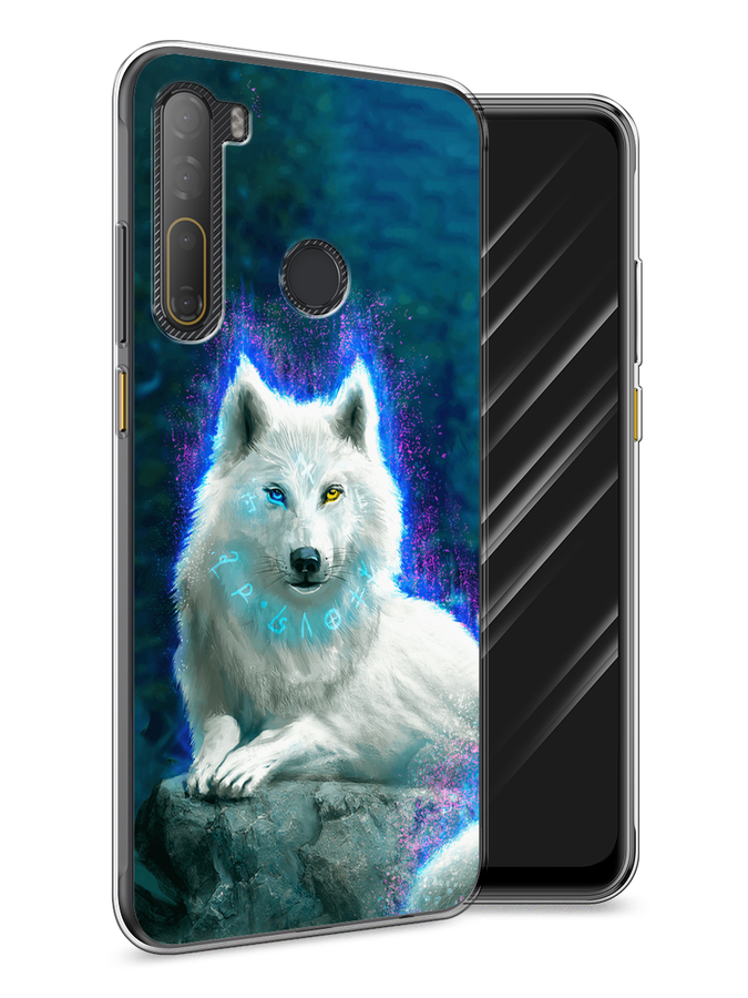 

Чехол Awog на HTC Desire 20 Pro / Эйчтиси Дизайр 20 Pro "Белоснежный волк", Разноцветный, 102750-2