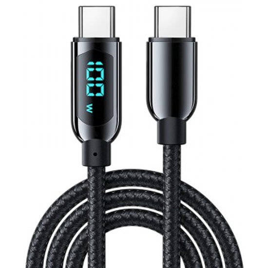 Кабель KS-is USB Type-C - USB Type-C 2m Black KS-580B-2