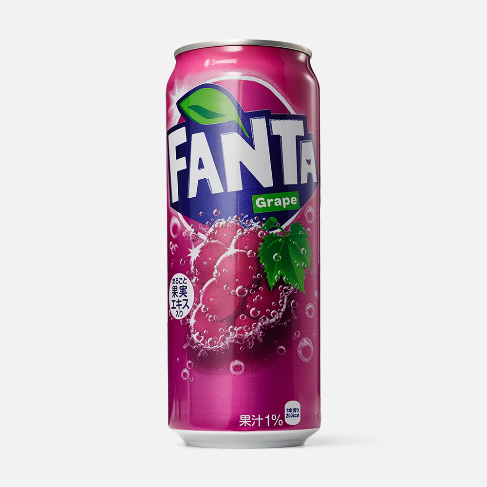 Напиток Hokkaido Coca-Cola Fanta Grape газированный, 500 мл