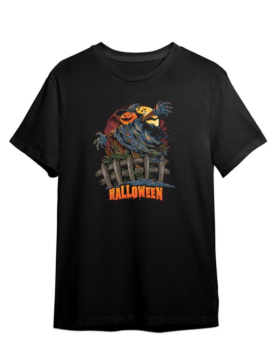 Футболка унисекс СувенирShop Хеллоуин/Halloween/Тыква/Зомби 34 черная S