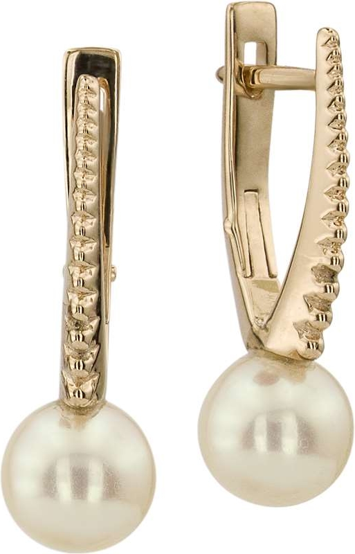 

Серьги из красного золота ALORIS 1761Ж, жемчуг культивированный, 1761Ж