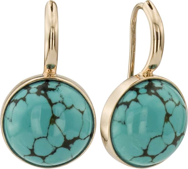 

Серьги женские из золота ALORIS 1712Б, бирюза, 1712Б