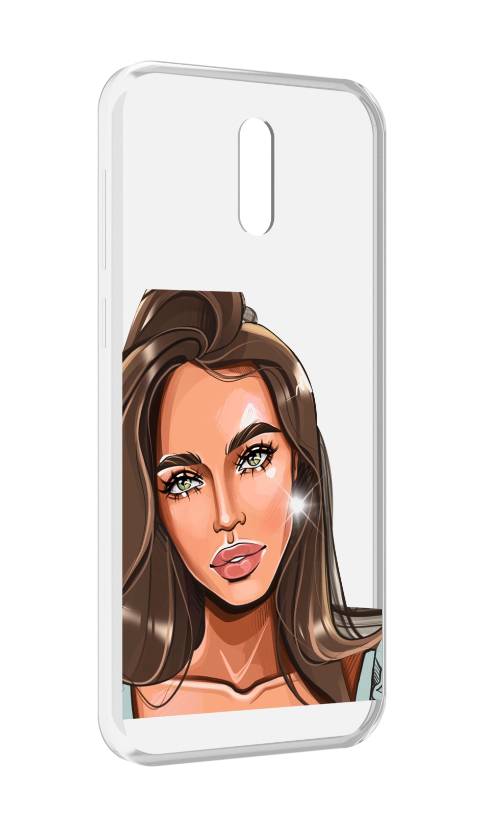 

Чехол MyPads Девушка-с-зелеными-глазами для Alcatel 3L (2019), Прозрачный, Tocco