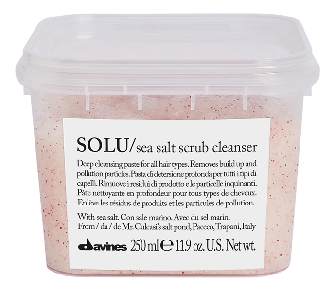 Купить Очищающая паста-скраб Davines Essential Hair CareSolu Sea Salt Scrub Cleanser 250мл, 322885