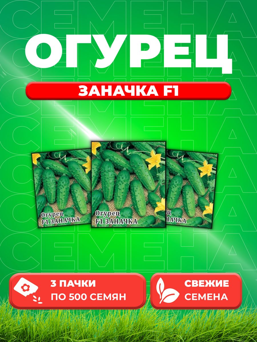 

Семена огурец Гавриш Заначка F1 191225143-3 3 уп.