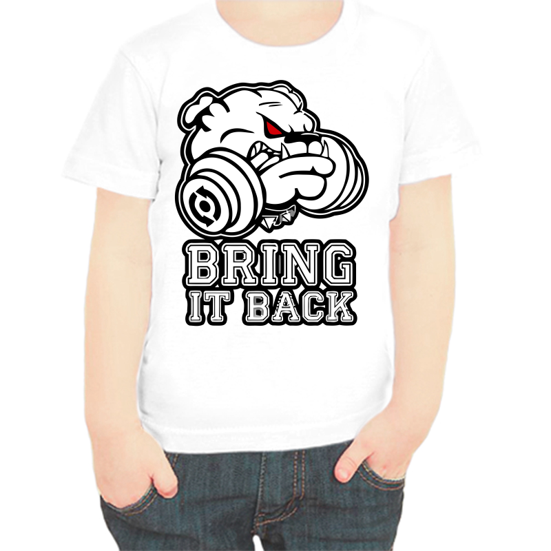 

Футболка мальчику белая 38 р-р bring it back, Белый, fdm_bring_it_back