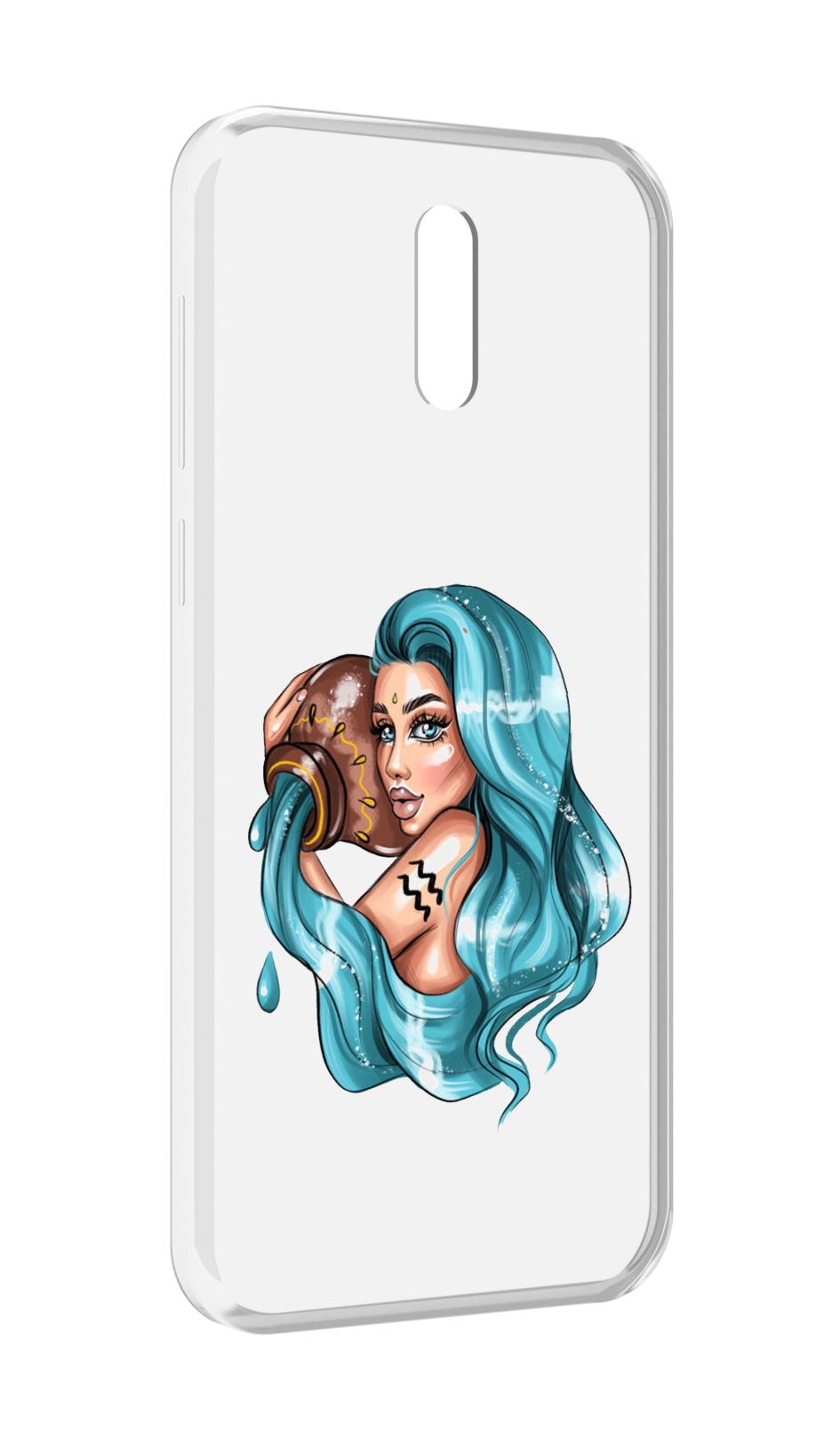 

Чехол MyPads Девушка-Водолей для Alcatel 3L (2019), Прозрачный, Tocco