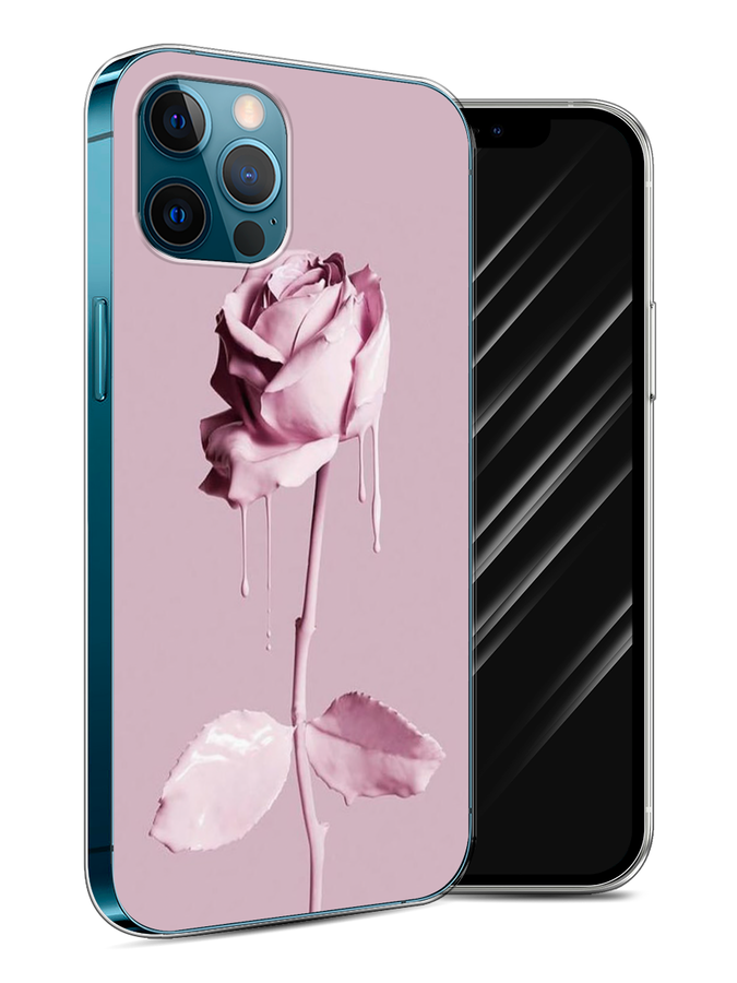 

Чехол Awog на Apple iPhone 12 / Айфон 12 "Роза в краске", Разноцветный, 12550-8