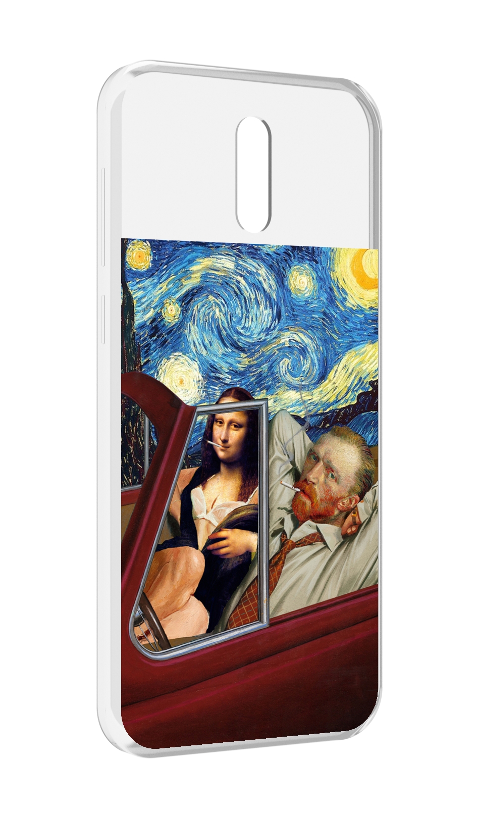 

Чехол MyPads Да-Винчи-в-одном для Alcatel 3L (2019), Прозрачный, Tocco