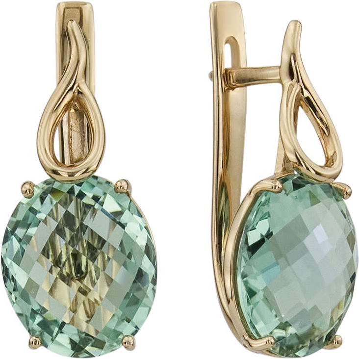 

Серьги женские из золота ALORIS 1138Наноаква, аквамарин, 1138Наноаква