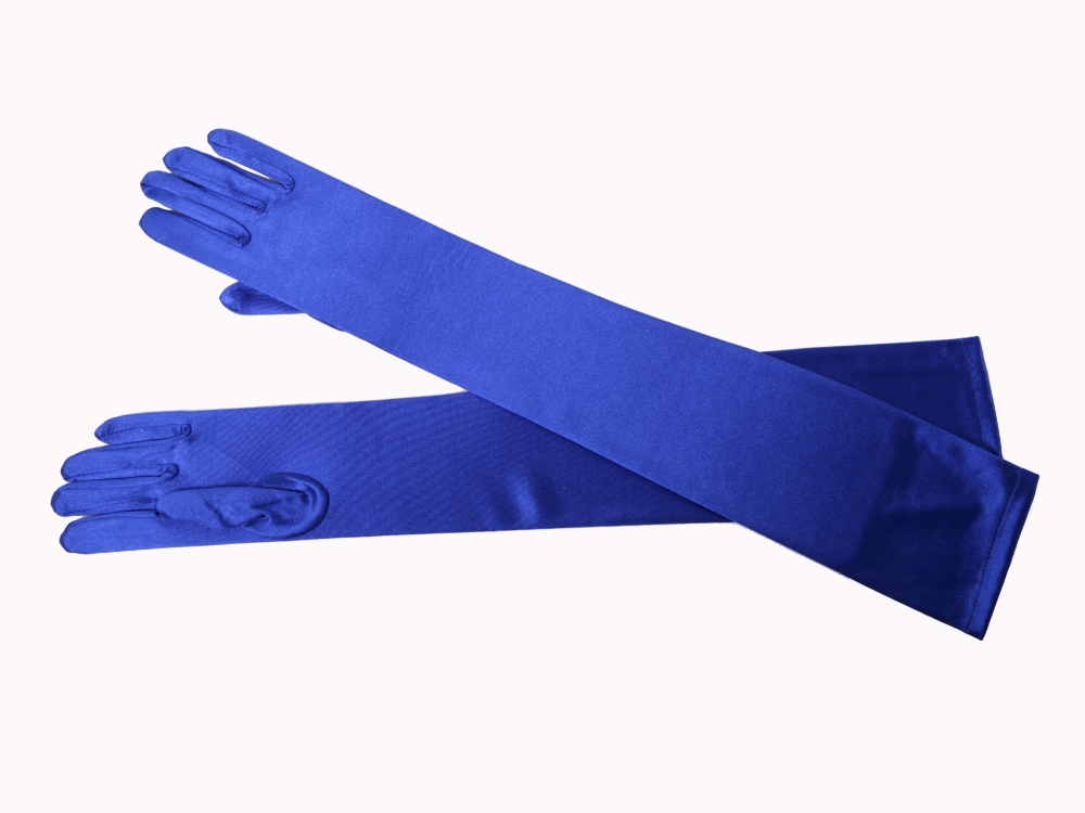 Перчатки женские АРТЭ Театральная Галерея M08-55 Синие, one size