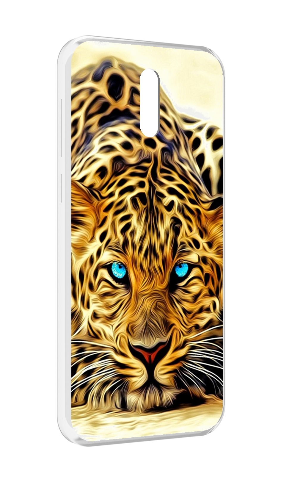 

Чехол MyPads Голубоглазый-гепард для Alcatel 3L (2019), Прозрачный, Tocco