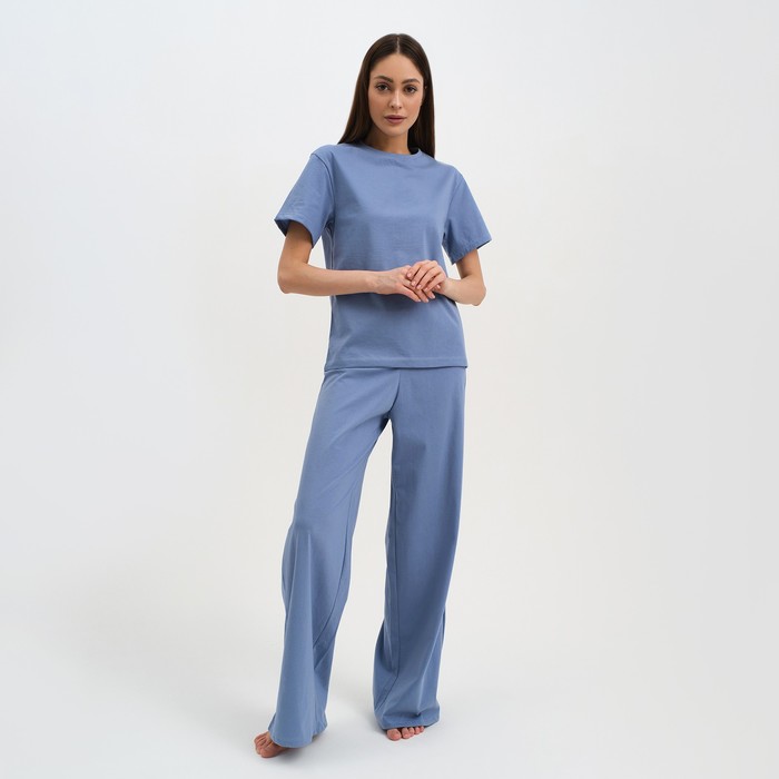 

Пижама женская KAFTAN Basic синяя 48-50 RU, Синий, Basic