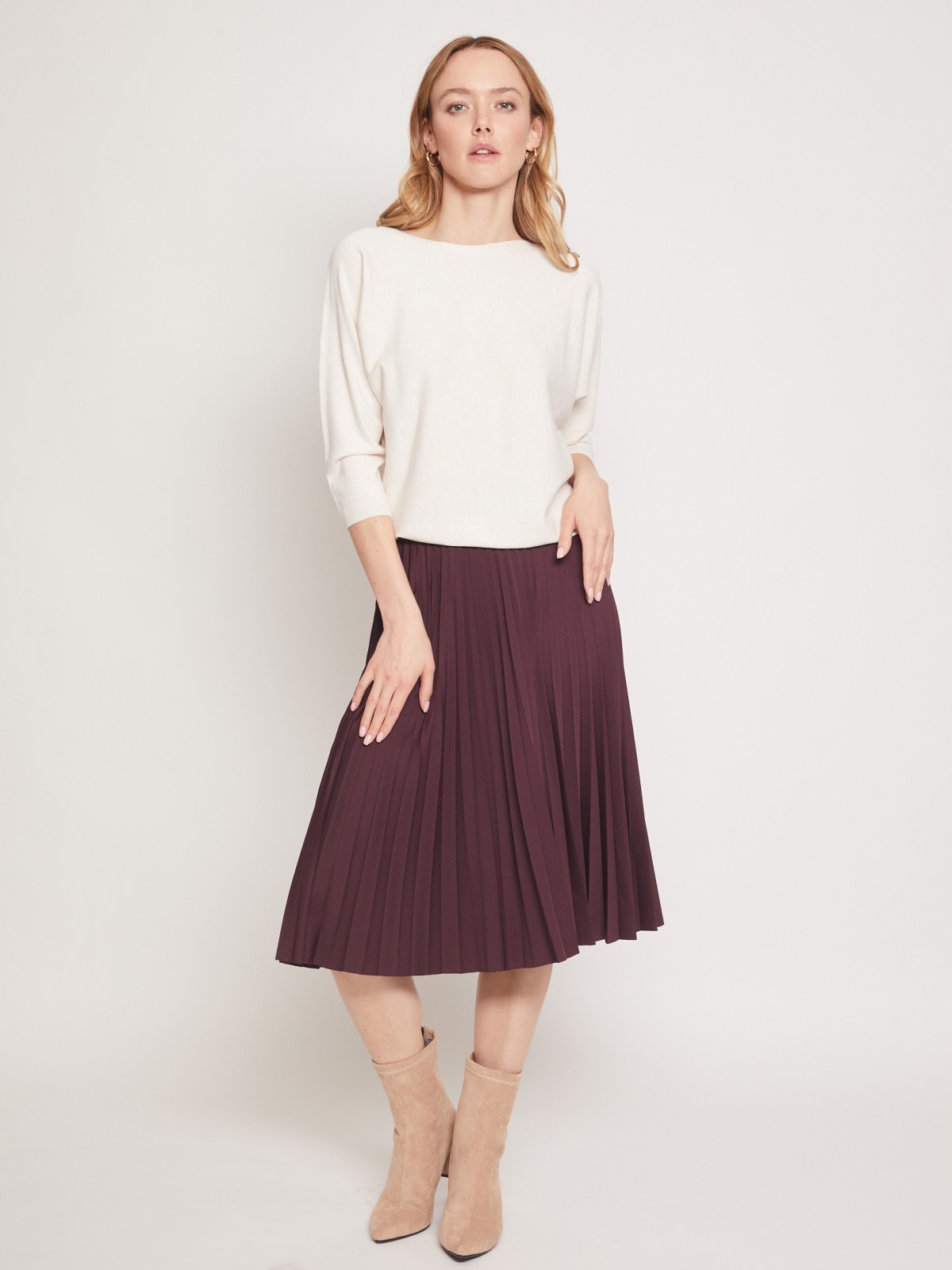 

Джемпер женский Zolla z02131612002210M0 бежевый L, z02131612002210M0