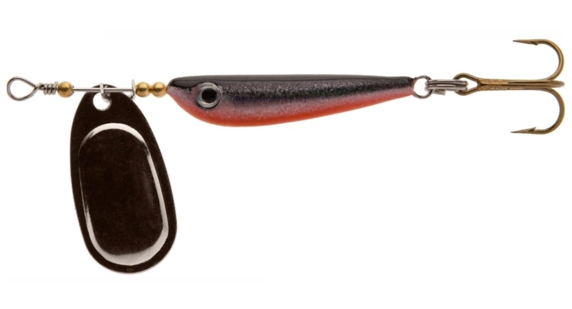 

Блесна Wake Spinner Aura Minnow 9 г, black/silver, 1 шт., Spinner Aura Minnow