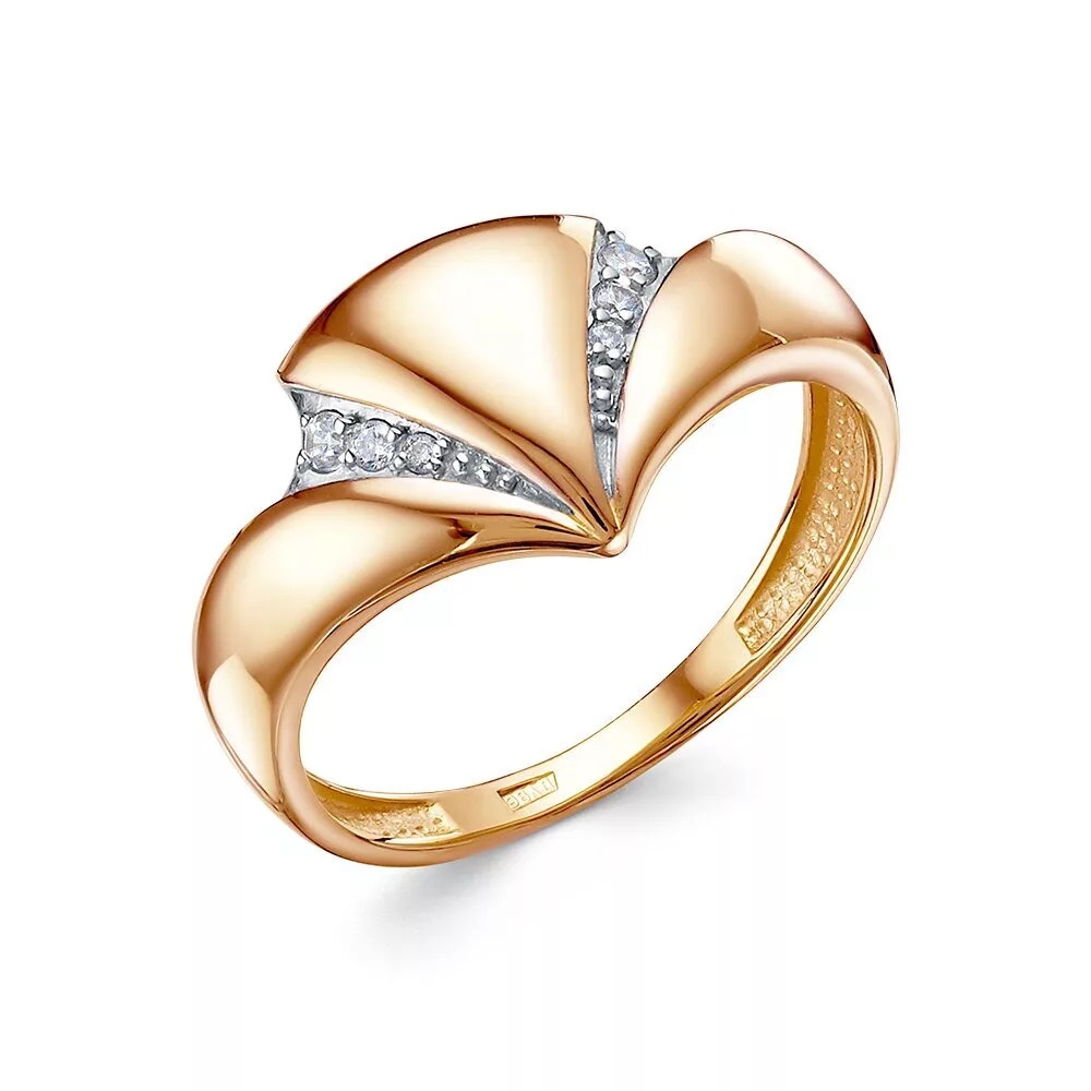 

Кольцо из золота р.  585Gold 301012629, фианит, 301012629
