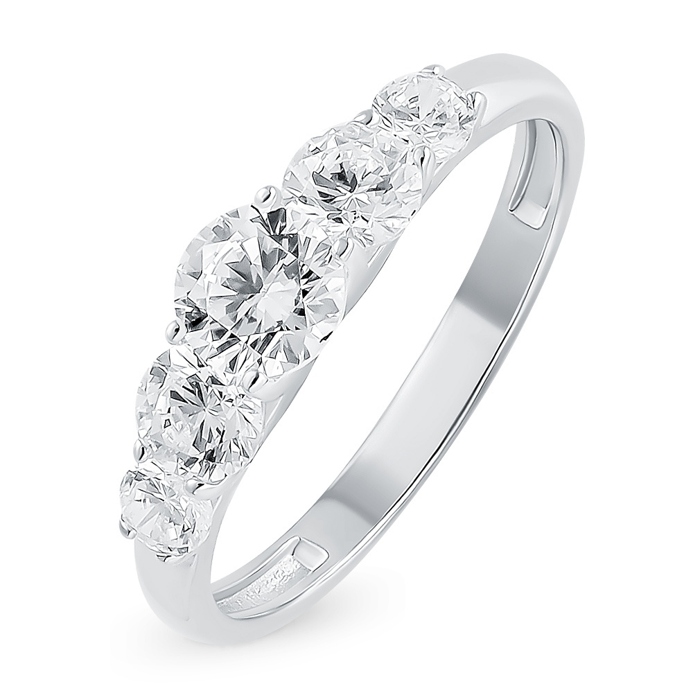 

Кольцо из серебра р. , 585Gold 701006673, фианит, 701006673