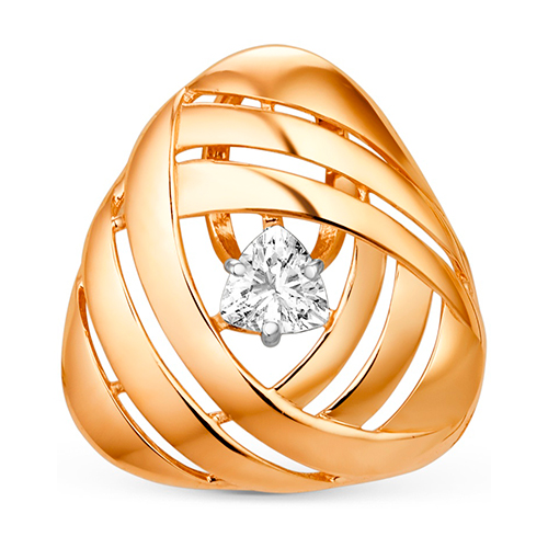 

Подвеска из золота Golden Eagle 013973-1102, фианит, 013973-1102