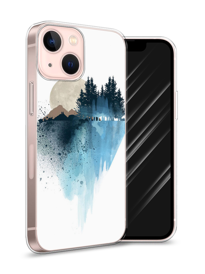 

Чехол Awog на Apple iPhone 13 mini / Айфон 13 mini "Горы 5", Разноцветный, 14150-4