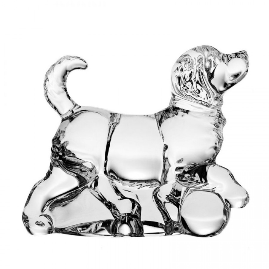 фото Фигурка собака, 13,6 см crystal bohemia