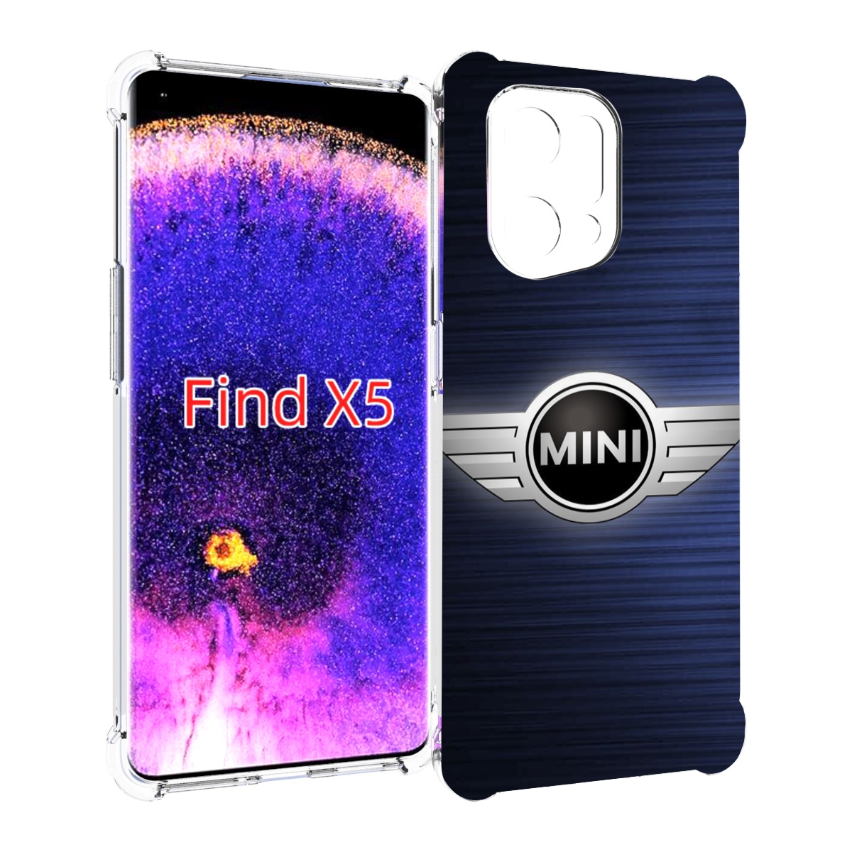 

Чехол MyPads mini-2 (2) мужской для Oppo Find X5, Прозрачный, Tocco