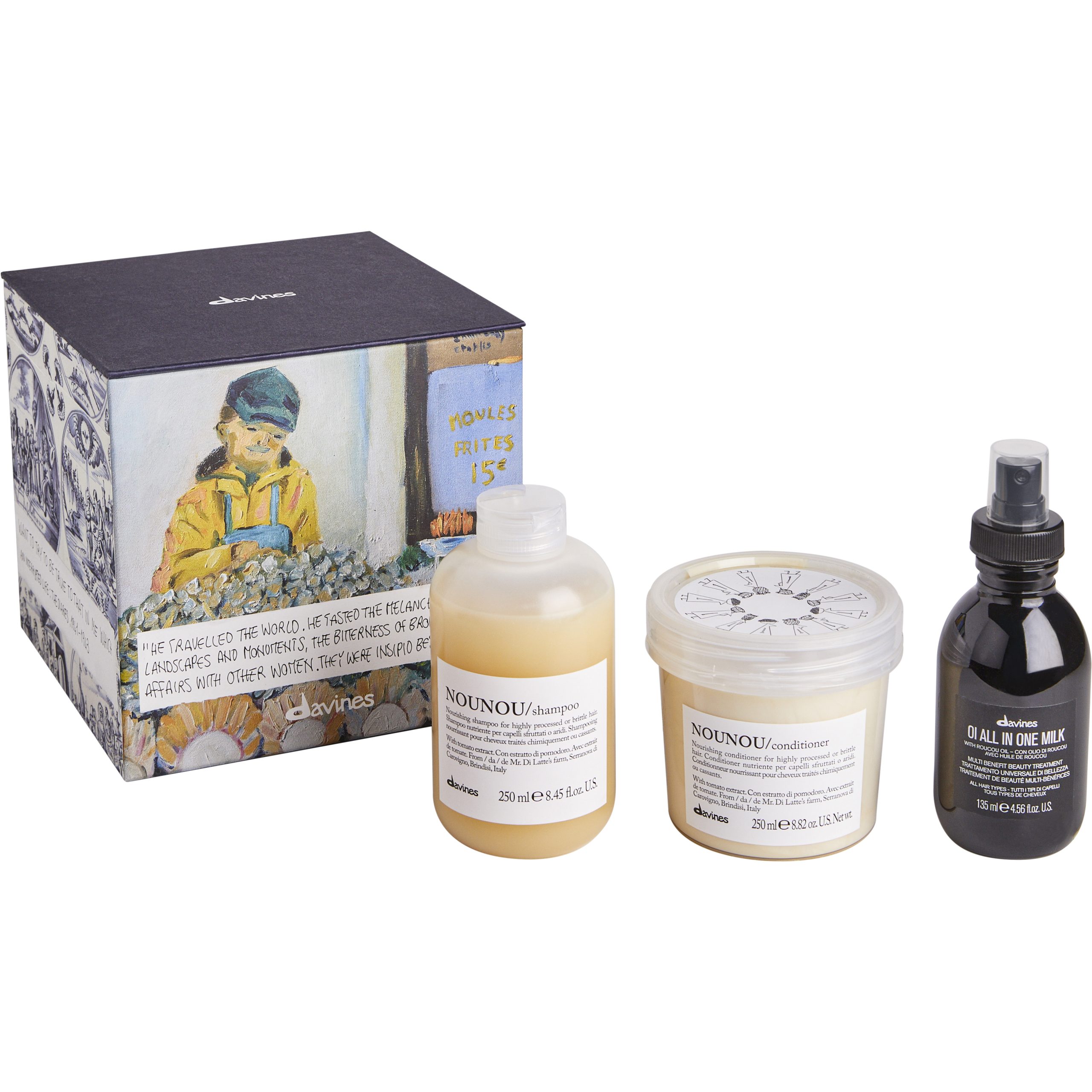 

Набор Davines Nounou для питания поврежденных волос