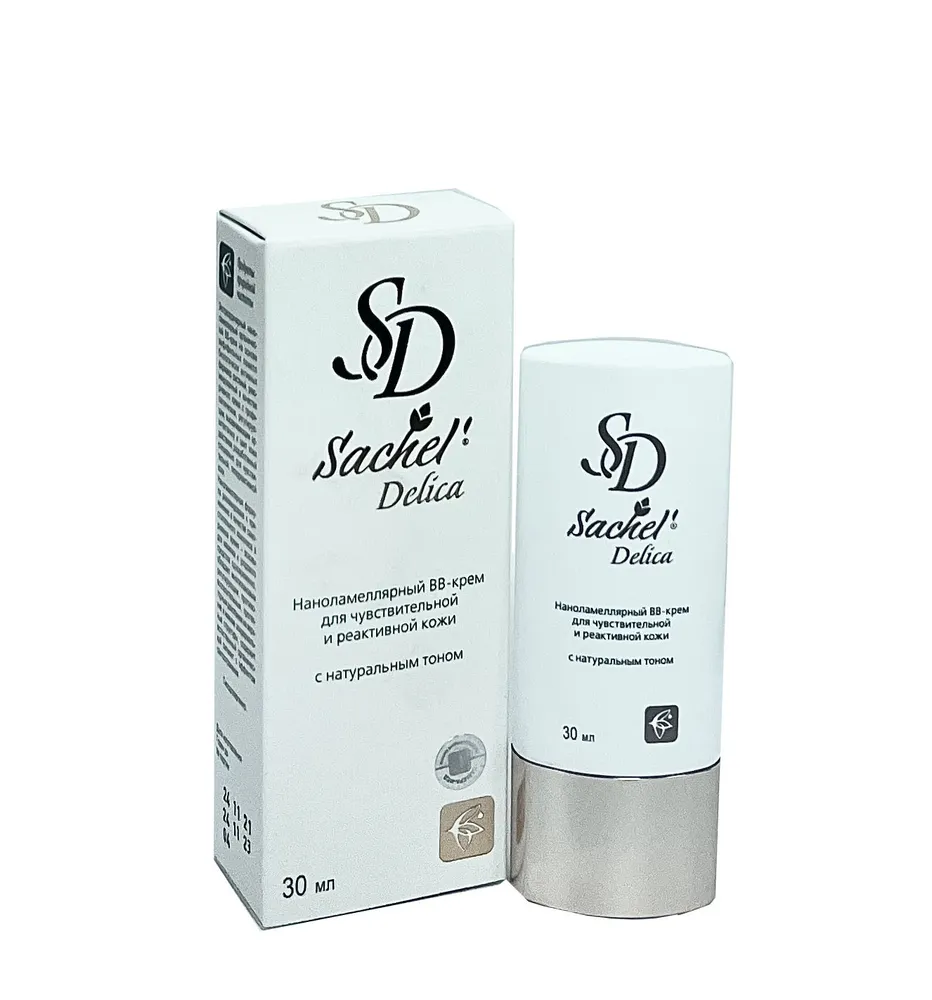 BB-крем Sachel Delica для чувствительной и реактивной кожи, 30 мл