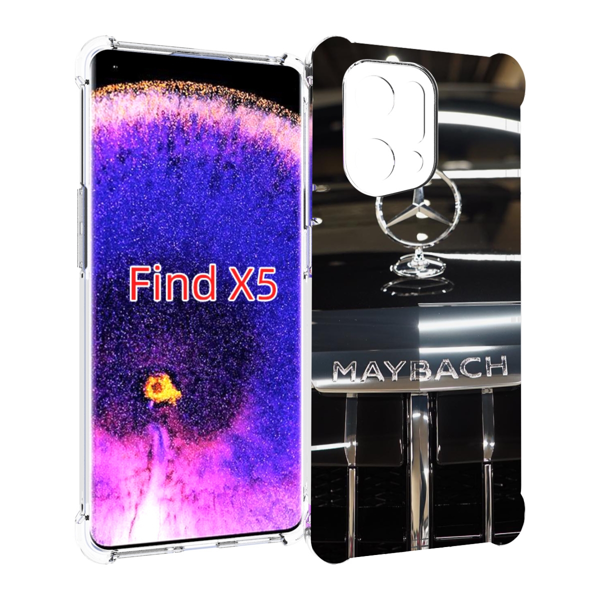 

Чехол MyPads maybach-2 для Oppo Find X5, Прозрачный, Tocco