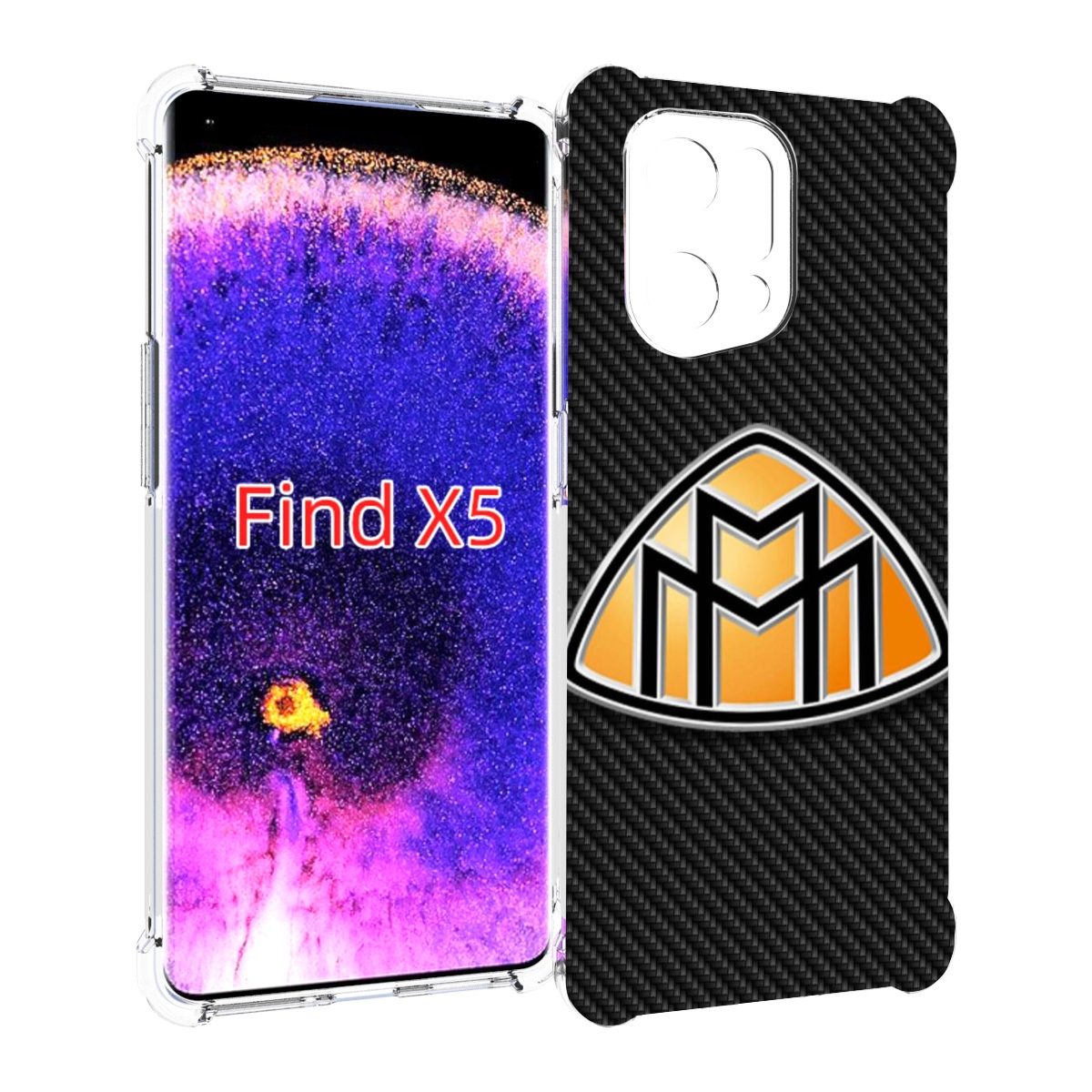 

Чехол MyPads maybach для Oppo Find X5, Прозрачный, Tocco