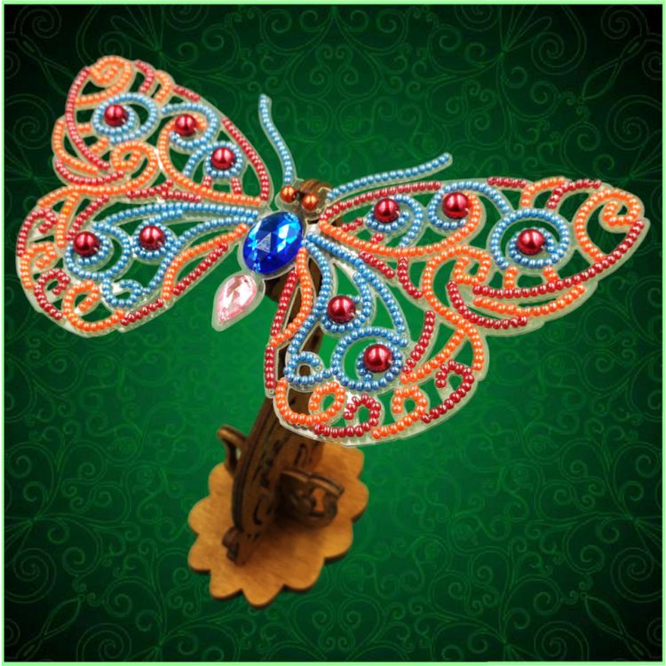 фото Набор для вышивания «ажурная бабочка 088» вдохновение