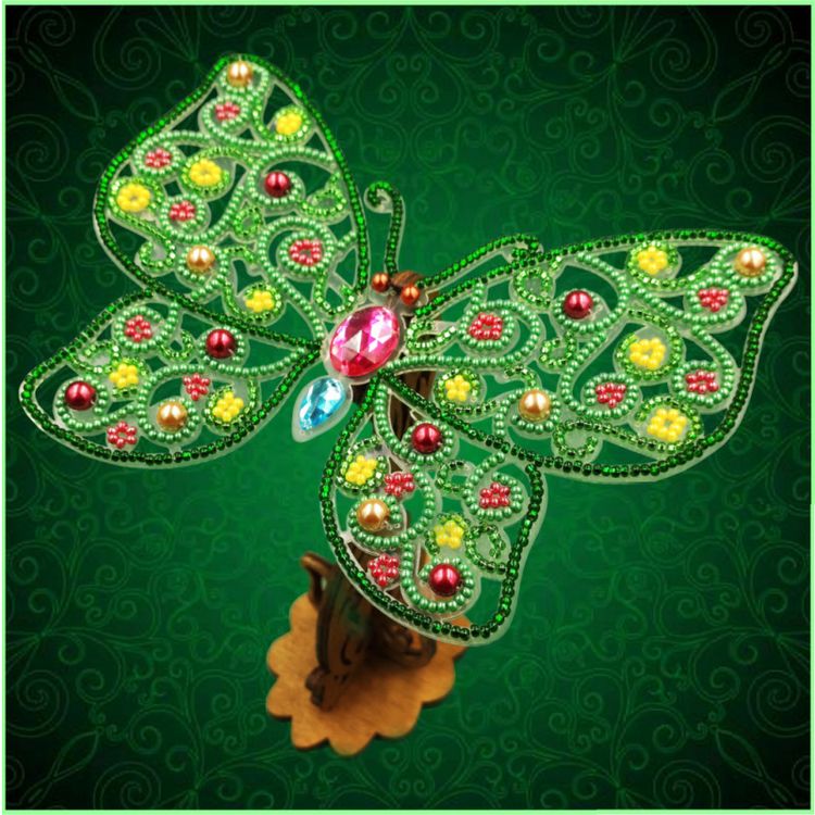 фото Набор для вышивания «ажурная бабочка 087» вдохновение