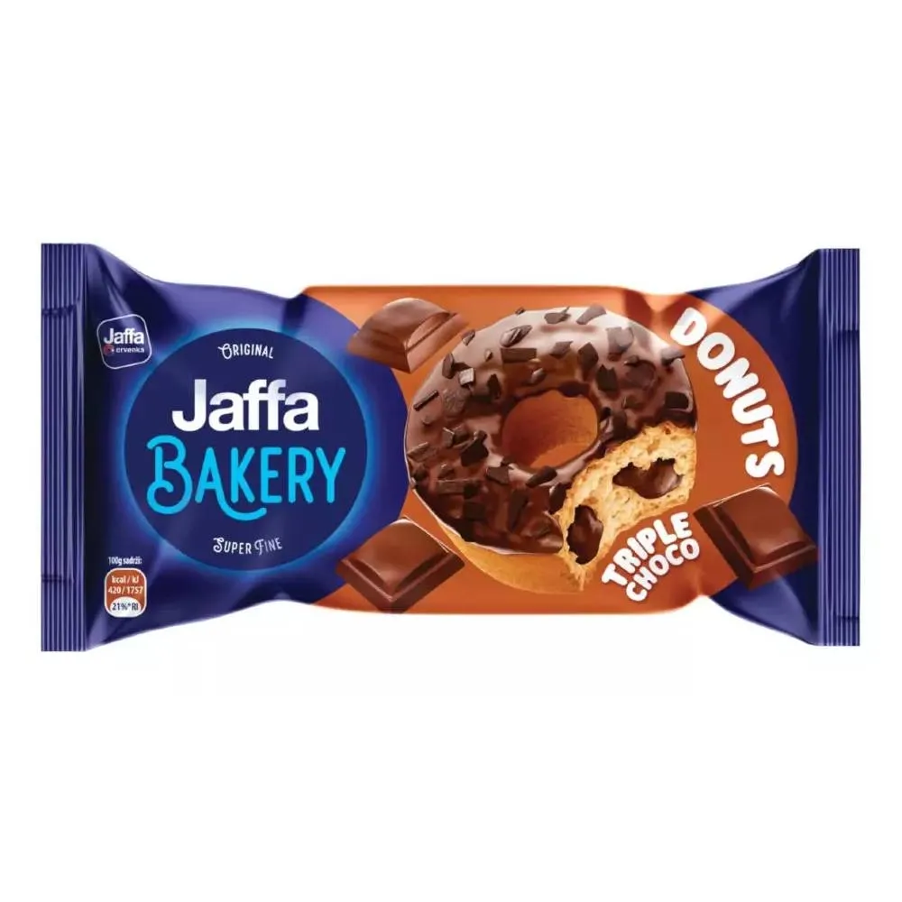 

Пончик Jaffa Crvenka Три шоколада 58 г